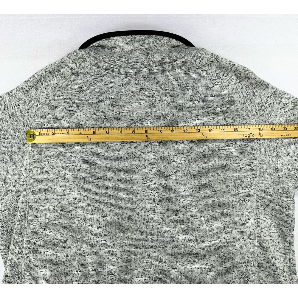 Canada Weather Gear Mens Fleece Full Zip Jacket Grey Marl Sweater Large L/G - Picture 7 of 16